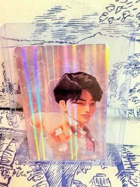 KPop Demon Hunters Jinu McDonalds Promo Card Wave Refractor Rare NM-MT K-Pop